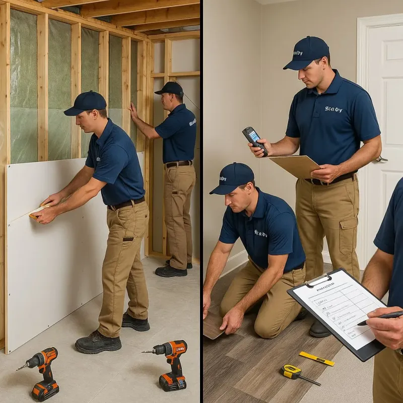 Repairs and Reconstruction process in Tallassee, AL